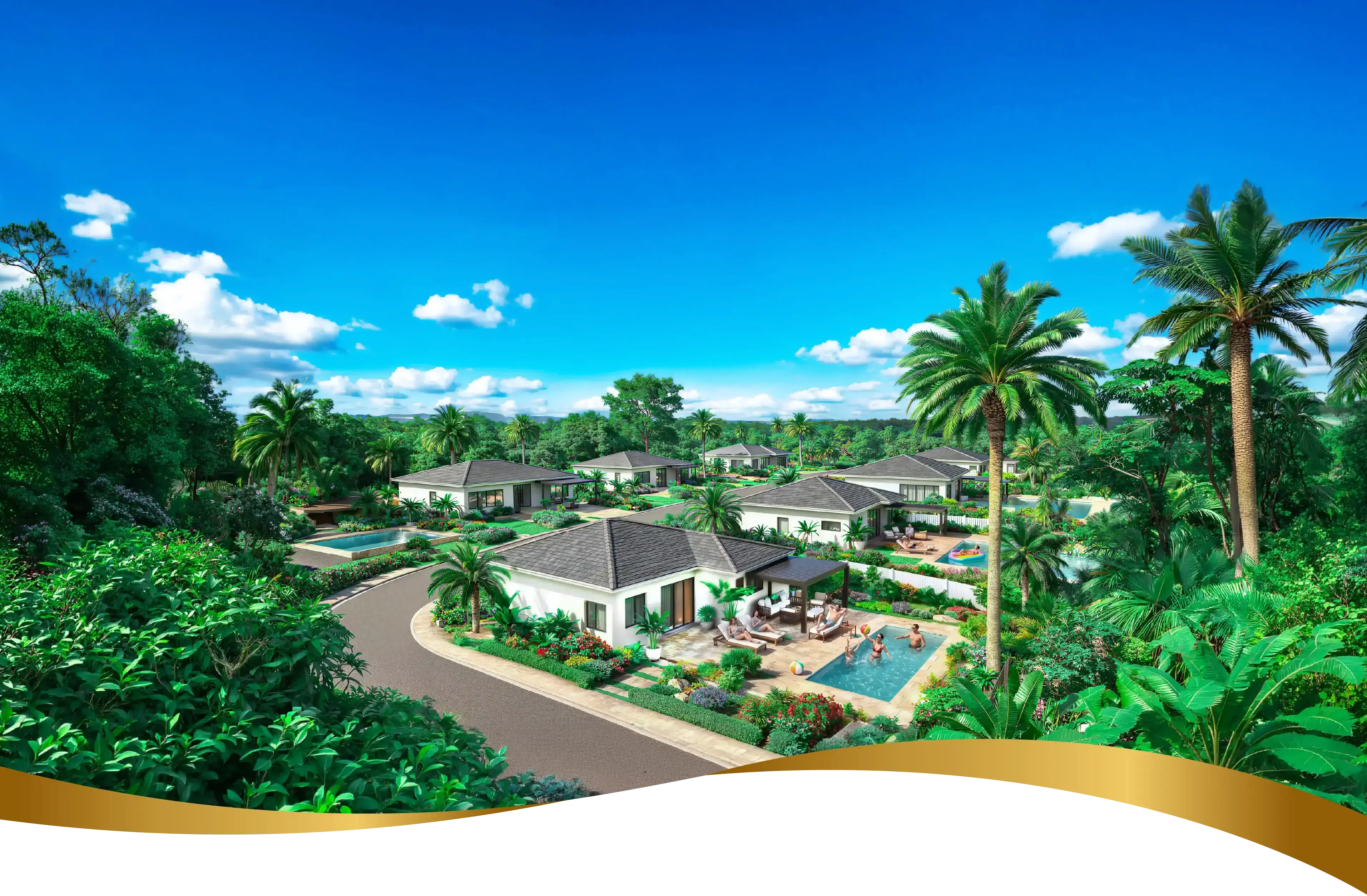 Modern luxury villas in Miramar with ocean views