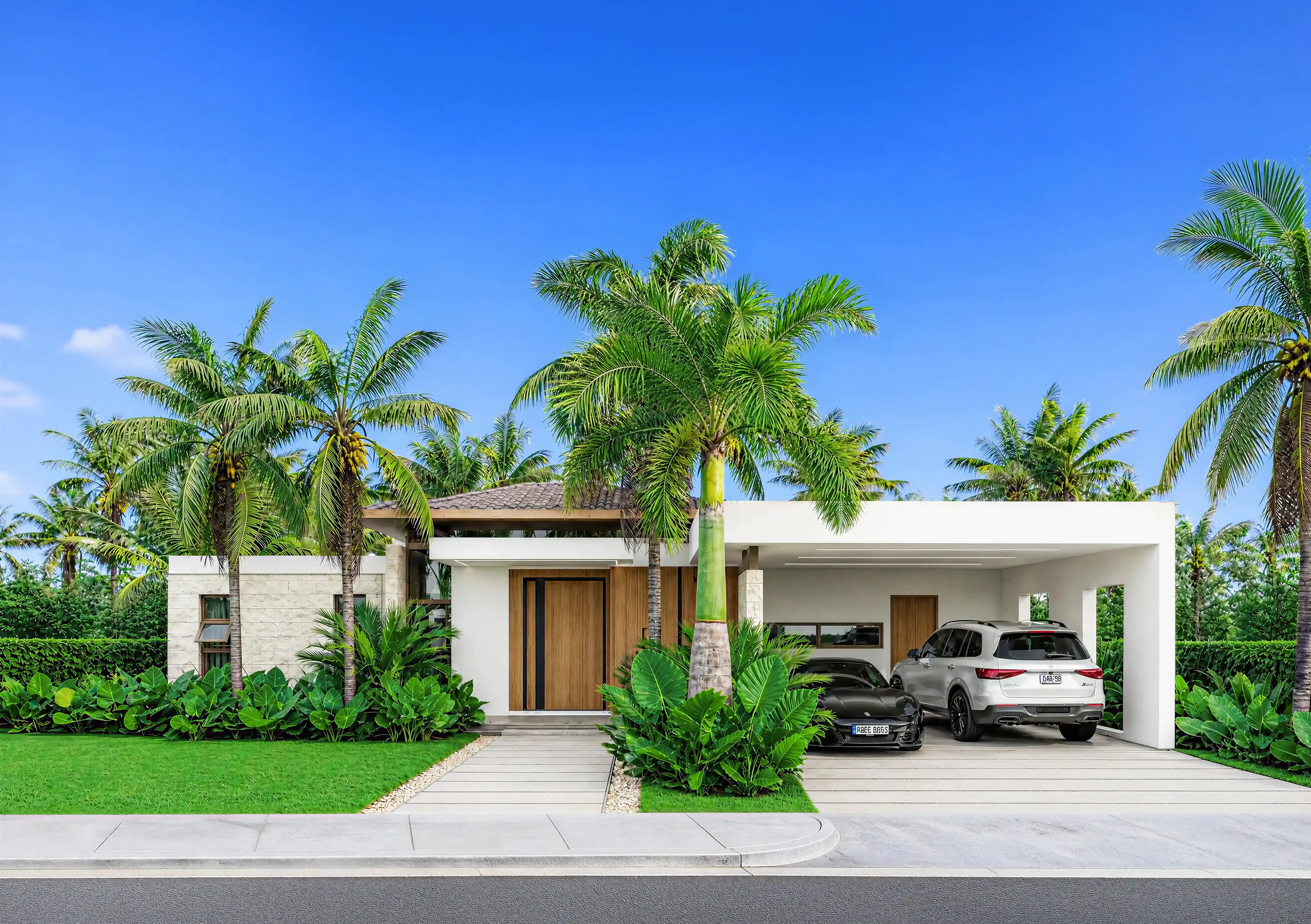 Villa C model exterior